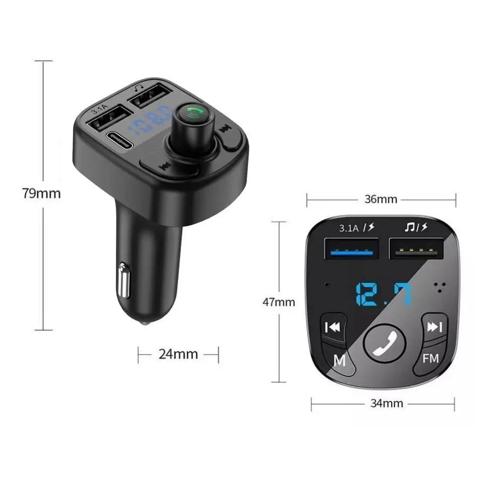 C1 - Car Mp3 Player | Car Wireless FM Transmitter | Car Mp3 Modulator | Car Accessories