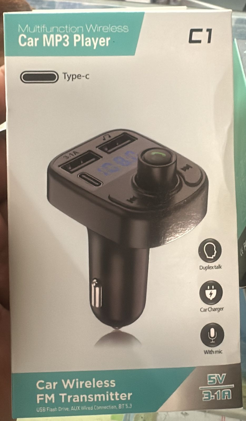C1 - Car Mp3 Player | Car Wireless FM Transmitter | Car Mp3 Modulator | Car Accessories