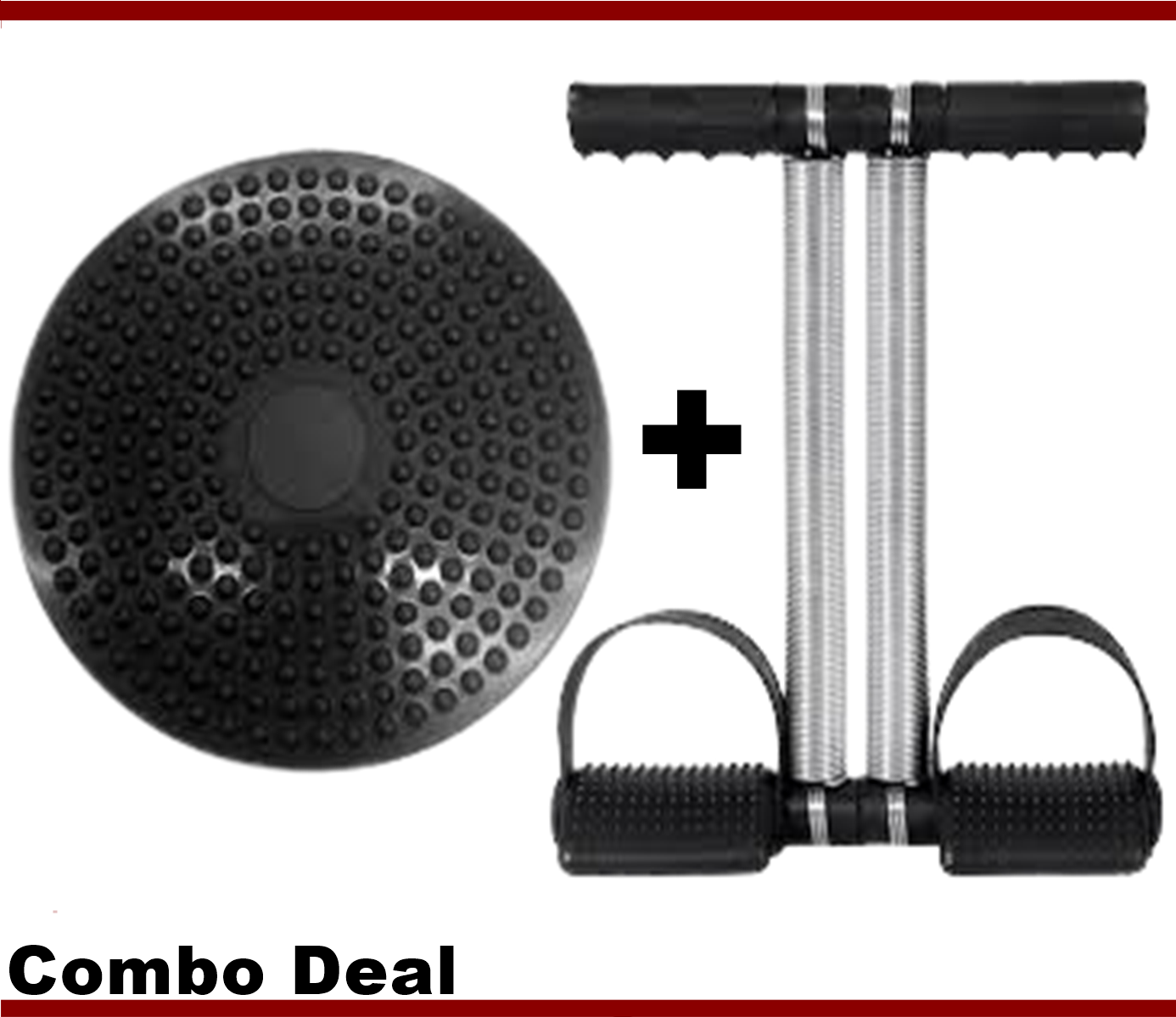 Twister Exercise Machine & Tummy Trimmer | Home Gym Fitness Equipment Set (Double Spring)