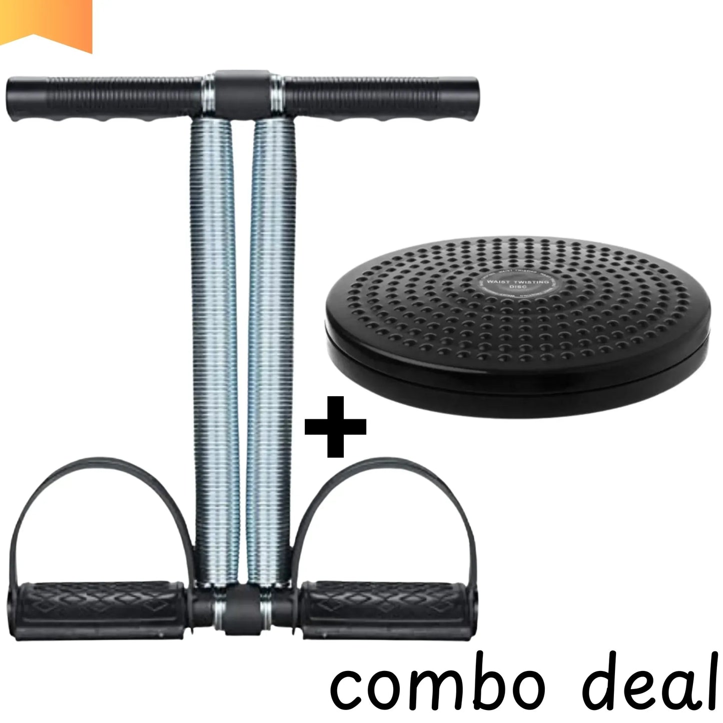 Twister Exercise Machine & Tummy Trimmer | Home Gym Fitness Equipment Set (Double Spring)