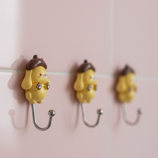 Sanrio Wall Hook – Cute & Durable Cartoon Wall Hanger for Keys, Bags, Towels & Accessories | Strong Adhesive, Space-Saving & Decorative Home Organizer