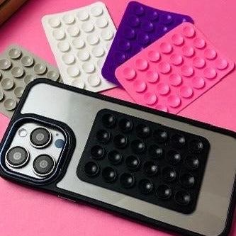 Mobile Bubble Grip Silicone Suction Both Side Bubble Grip Cup Phone Strong Grip Holder Hands Free