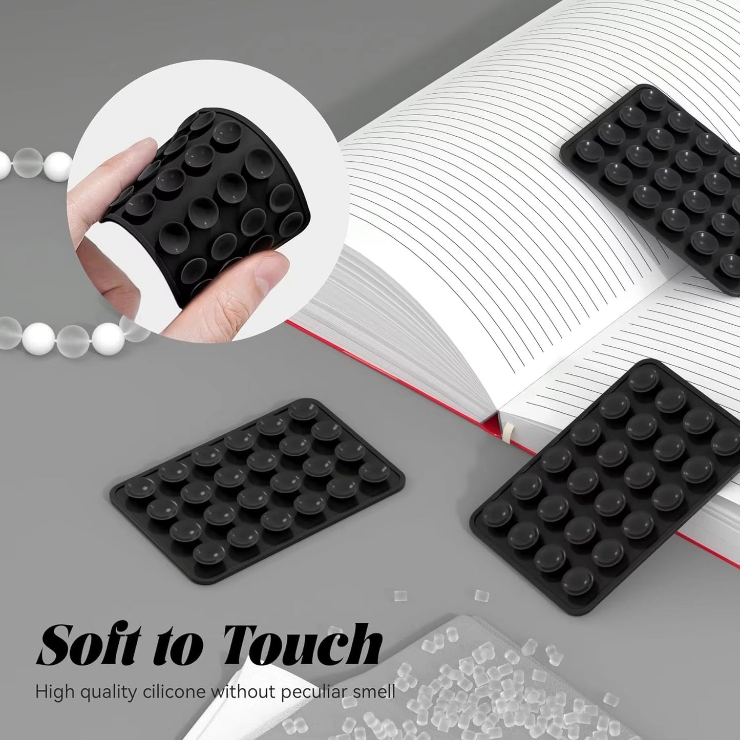 Mobile Bubble Grip Silicone Suction Both Side Bubble Grip Cup Phone Strong Grip Holder Hands Free