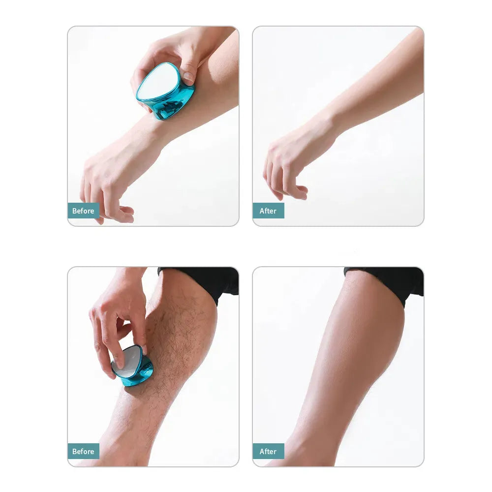 Crystal Glass Pedicure Rasp | Foot File Grinder | Callus Remover | Portable Mini Beauty Epilator