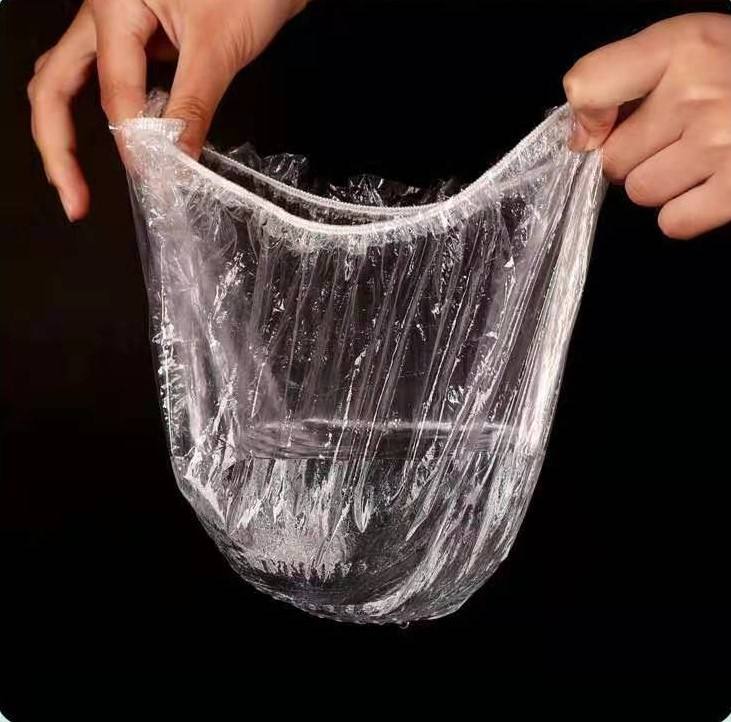 Scoop Disposable 100Pcs Food Cover – Elastic Stretchable Bowl & Plate Covers – Universal Fit Plastic Covers for Kitchen Food Preservation - 1 Packet